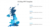 UK Map PPT template