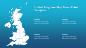 Our United Kingdom Map PowerPoint Template Slide Design