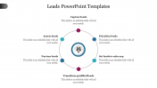 Use Leads PowerPoint Templates With Circle Design Slide