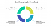 Best Lead Generation For PowerPoint With Four Nodes