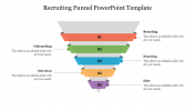 Amazing Recruiting Funnel PowerPoint Template Design