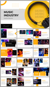 Music Industry PowerPoint Presentation And Google Slides