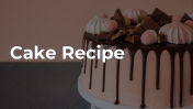 Cake Recipe PPT Presentation And Google Slides Templates