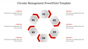 Best Circular Management PowerPoint  Presentation Template
