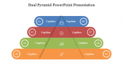 Best Dual Pyramid PowerPoint Presentation