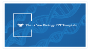 Check out this lambent Thank You Biology PPT Template Slide