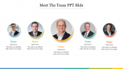 Meet The Team PPT Slide For Presentation