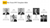 Meet The Team PPT Template Slide Diagram For You Need