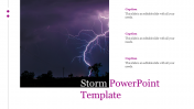 Creative Storm PowerPoint Template Design