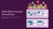 Effective Math Kids Fraction PowerPoint Slide Themes