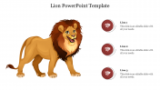 Creative Lion PowerPoint Template PowerPoint Presentation