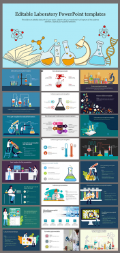 Editable Laboratory PowerPoint Templates and Google Slides