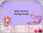 Baby Shower Background PowerPoint And Google Slides