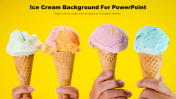 The Best Ice Cream Background For PowerPoint Slides