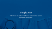Simple Blue PPT Background And Google Slides Templates