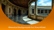 Creative historical backgrounds for PowerPoint slide