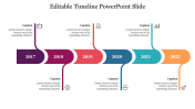 Editable Timeline PowerPoint Slide For Presentation