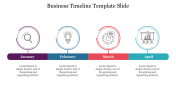 Attractive Business Timeline Template Slide Design