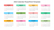  2022 Calendar Google Slides & PPT Template For Presentation