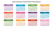 Best 2022 Calendar PowerPoint Presentation Template