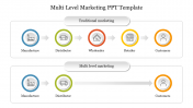 Elegant Multi Level Marketing PPT Template Slide Design