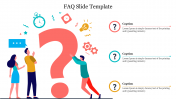 FAQ PowerPoint Template for Presentation and Google Slides
