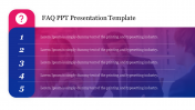 Ultimate FAQ PPT Presentation Template Slide Designs