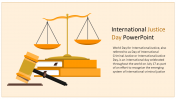 Best International Justice Day PowerPoint Slide PPT