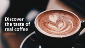 Creative Coffee Background For PowerPoint Presentation