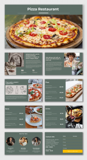 Creative Pizza Restaurant PowerPoint And Google Slides