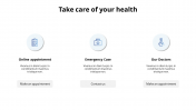 Use Health Care System PPT Presentation Template Design