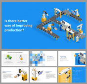 Robotics Manufacturing PowerPoint Template & Google Slides