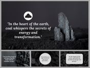 Coal Background PPT Presentation And Google Slides Themes