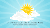 Sun PPT Background PowerPoint Template and Google Slide