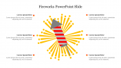 Creative Fireworks PowerPoint Slide Presentation Template 