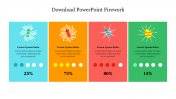 Download PowerPoint Firework Presentation Template Slide 