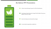 Bio Battery PPT Presentation Template and Google Slides