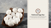Best National Egg Day PowerPoint Template Presentation 