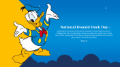 National Donald Duck Day PowerPoint Template & Google Slides