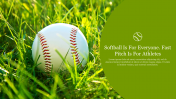 Softball PowerPoint Template Free and Google Slides
