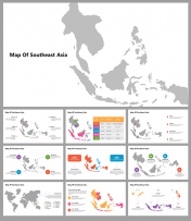 Editable Map Of Southeast Asia PowerPoint Presentation
