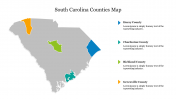 Effective South Carolina Counties Map Presentation 