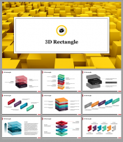 3D Rectangle PowerPoint Templates And Google Slides