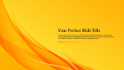 Creative Yellow Aesthetic Background Presentation Slide 