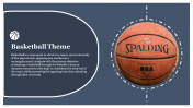 Effective Basketball Theme Presentation Template