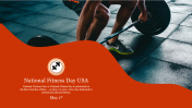 Editable National Fitness Day USA Presentation Template