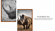 Effective World Rhino Day Design Presentation Template 