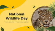 National Wildlife Day PowerPoint And Google Slides Templates