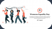 Creative Womens Equality Day PPT Presentation Template 