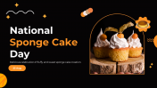 National Sponge Cake Day PowerPoint And Google Slides Themes